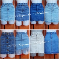 ✲♘△Maong Skirt Denim Mini Skirt