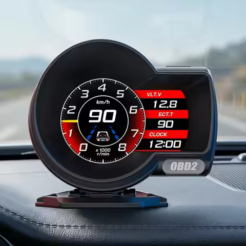 Universal F8 OBD GPS HUD Multifunctional Instrument Display Speed Water Temperature Vehicle Speed Tu