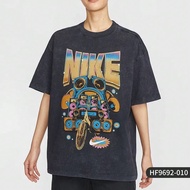 เสื้อยืดผู้หญิง AS W NSW OS SS TEE FV, คอจีบถัก แขนสั้น THF9692-010