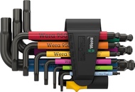 Wera Tools 950/9 Hex Imperial Hex-Plus Multicolour Imperial 3 L-key set imperial BlackLaser Hex Keys