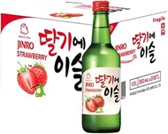 Jinro Soju Flavor Carton 360ml x 20 (Strawberry)