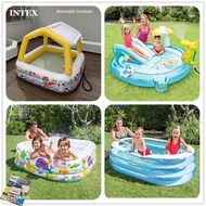 INTEX Swim Pool in 4designs*Inflatable pool*Bestway repair kit FREE*Pump&Toys to choose