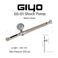 สูบโช้คจักรยาน GIYO รุ่น GS-01 max 300psi (สูบได้ทั้งโช้คและยางจักรยาน)