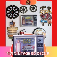 Vintage TV Model Wall Decoration