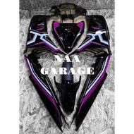 COVERSET BLACK LINE PINK LC 135 V4-V5-V6-V7 FREE AMBLEM LOGO YAMAHA