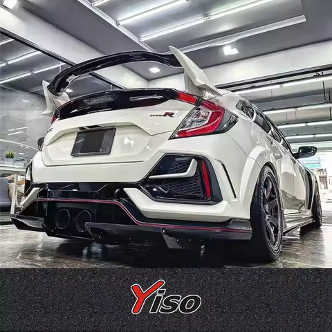 Suitable for Civic TypeR FK8 Modified encirclement Rear spoiler Aerodynamic kit TypeR FK8 Carbon fib