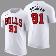 Termurah Kaos Baju Tshirt Nba Nike Chicago Bulls 91 Dennis Rodman