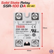 SSR-100 DA (Solid State Relay) โซลิสเตท รีเลย์ มีของในไทยพร้อมส่งทันที DC-AC SSR-100DA โซลิดสเตต รีเลย์ solid state relay 100A