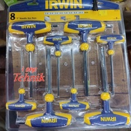 8 pcs T-handle hex key