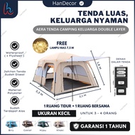 TENDA [1 Year Warranty] 2-COMPANY FAMILY CAMPING TENT | OUTDOOR CAMPING TENT 3 - 4 PEOPLE | 2-COMPAN