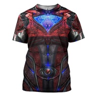 Mechanical Armor Pattern T Shirt For Men Retro Armor 3D Printed Tees Summer Casual Short Sleeve O-Ne