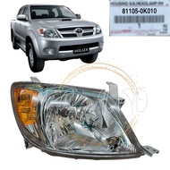 *Toyota Kun25 Hilux Vigo 2005 Head Lamp Unit/ Lampu Depan 81106-0K010 Lh/ 81105-0K010 Rh