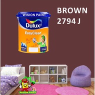 BROWN 2794 J ( 5L ) ICI DULUX EASY CLEAN / EASYCLEAN INTERIOR PAINT