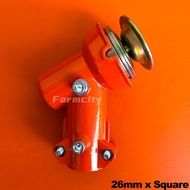 BG328 T328 Mesin Rumput Brush Cutter Gear Case (26mm x Square)