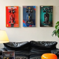 Wall Photo Frame Exhibition Board Ferrari SF24 Suitable for 42207 Red Bull Formula F1 McLaren 42206 