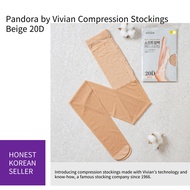 Pandora by Vivian Compression Stockings Beige 20D