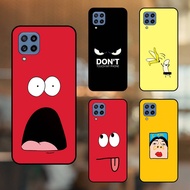Samsung M32 phone case with black border Funny Cute Unique