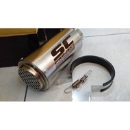 MOTORCYCLE EXHAUST RACING EXHAUST SC PROJECT GP TITAN NET EXHAUST d50mm