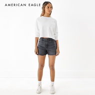 American Eagle Stretch Curvy Denim Mom Shorts กางเกง ยีนส์ ผู้หญิง ขาสั้น เคิร์ฟวี่ มัม  (EWSS 033-6988-055)