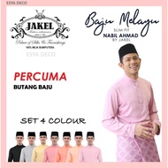 [SET 4] Baju Melayu Nabil Ahmad by JAKEL Baju Melayu Cekak Musang Baju Raya 2024 Slim Fit