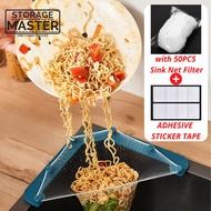 Triangle Food Waste Sink Filter Net Basket Holder Sink Filter Kitchen Strainer