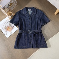 ❤️DIOR 牛仔外套配腰帶 金智秀Jisoo同款