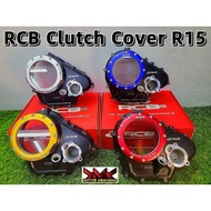 RCB Engine Cover Clutch Cover Yamaha Y15 R15 Y16 Blue/Red/Gold/Silver/ Racing Boy Engine Cover Trans