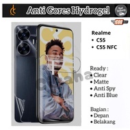 LAYAR Hydrogel Realme C55 C55 Nfc Clear Matte Anti Spy Anti Blue Screen Protector