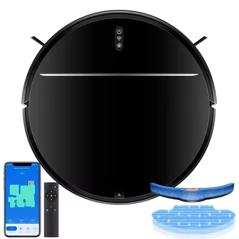 M7S Pro Smart Robot Vacuum Cleaner 2-in-1 Sweep & Mop, Strong Suction, Gyro Navigation, APP Control