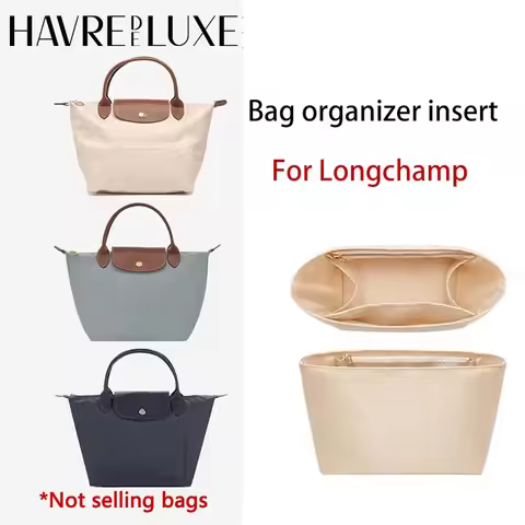 Bag Organizer Insert For Longchamp Durable Fashion Wateproof Gift Bag Support Storage Inner Modifica