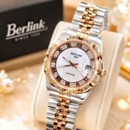 Berlink BL1018-G04 Women/Men Watch 35mm | Sapphire Crystal | Rose Gold Two Tone Stainless Steel | Di