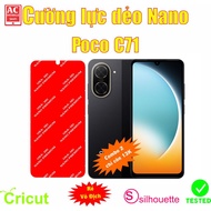 Toughened flexible phone screen protector for Poco C71