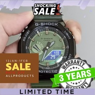 🔥Premium 1:1🔥 GM-2100 GM-2100B-3A GREEN STRAP SPORT WATCH / STAINLESS  STEEL BEZEL / PREMIUM COPY [F