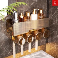 PERALATAN Toiletry Holder Toothbrush Storage Shampoo Soap Bottle Luxury Appearance