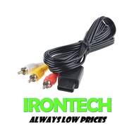 3 RCA AV Audio Video Stereo Composite Cord Cable For Nintendo N64 64