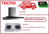 TECNO HOOD AND HOB BUNDLE PACKAGE FOR ( TH 998DTC &amp; MINI 2SV) / FREE EXPRESS DELIVERY