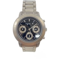 Agnes b. others quartz wrist watch analogues titanium GRY SLV V654-6110 Direct from Japan Secondhand