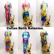 Kaftan Batik  Lukis Kelantan Kain Fuji Cotton