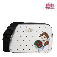 **CHAT FOR AVAILABILITY**KATE SPADE DISNEY X BEAUTY AND THE BEAST BELLE MINI CAMERA CROSSBODY BAG KE656 LIMITED EDITION