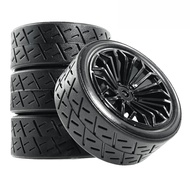 5H6A/B-01036 Rubber Tires 66MM & Wheel sets For 1:10 HSP HPI Wltoys SAKURA D3 TAMIYA TT02
