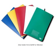MAP DOKUMEN CLEAR HOLDER FOLIO ISI 10 LEMBAR DOCUMENT KEEPER