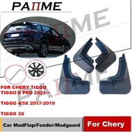 4PCS Car Mud Flaps Front Rear Mudguard Splash Guards Fender Mudflaps For  CHERY TIGGO 3X 4 5X 7 8PLU