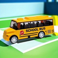 School Bus Or Bus Alloy Vehicle Model Toy For Car Decoration, School Supplies,Back To School