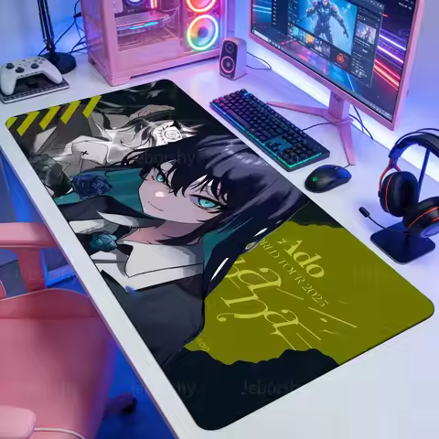 A_ado Mouse Pad Tablet Mouse Pad Laptop Xl Desktop Mouse Pad, Cute HD Rainbow Gaming Keyboard Pad