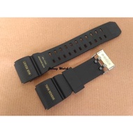 HITAM Casio G-Shock GG 1000 GG-1000 GG-1000 Rubber Strap Fitting Black Gold Strip