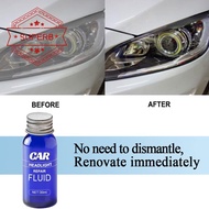 50ml 9H Car Headlight Lens Restoration Plastic Light Cleaner Polishing Repair System A1E6