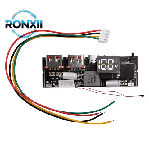 3S/4S/5S 65W 100W PD Super Fast Charging + VC Flash Charging DIY Power Bank Motherboard Module with 