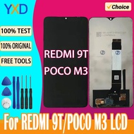 Cho Redmi 9t Màn hình LCD với khung Bộ linh kiện số của màn hình cảm ứng cho redami 9t POCO M3 LCD