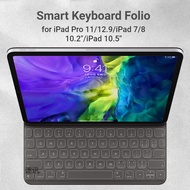 Smart Keyboard Folio iPad Pro Keyboard Cover for iPad Pro 12.9 11 10.9 2020 2018 iPad 7 8 10.2 10.5 inch TPU Transparent