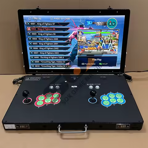 Coin Operated 27 Inch Fighting Game Machine Pandora Box 9D King of Fighters Arcade Game for Sale